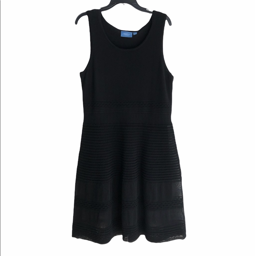 Vera Wang Sheer Knit Dress